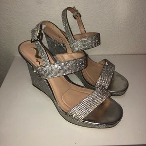 Nina Rhinestone Wedges